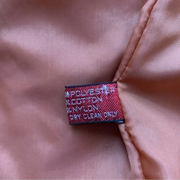 Vintage 1990s Cognac Bomber Jacket | Lightweight & Effortlessly Chic - Picture 10 of 10